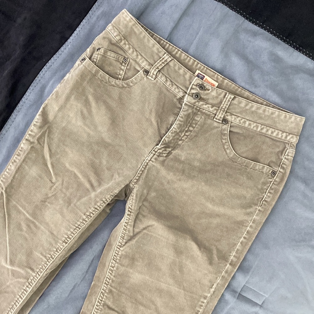 Velvety tan corduroy pants - Picture 3 of 17
